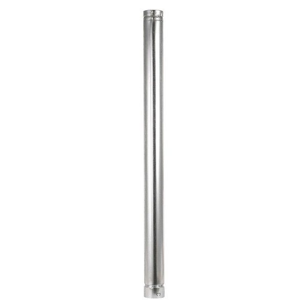 Selkirk 3 in. D X 48 in. L Aluminum Round Gas Vent Pipe 183048